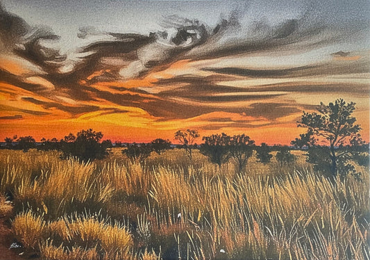 Sunset at Marble Bar