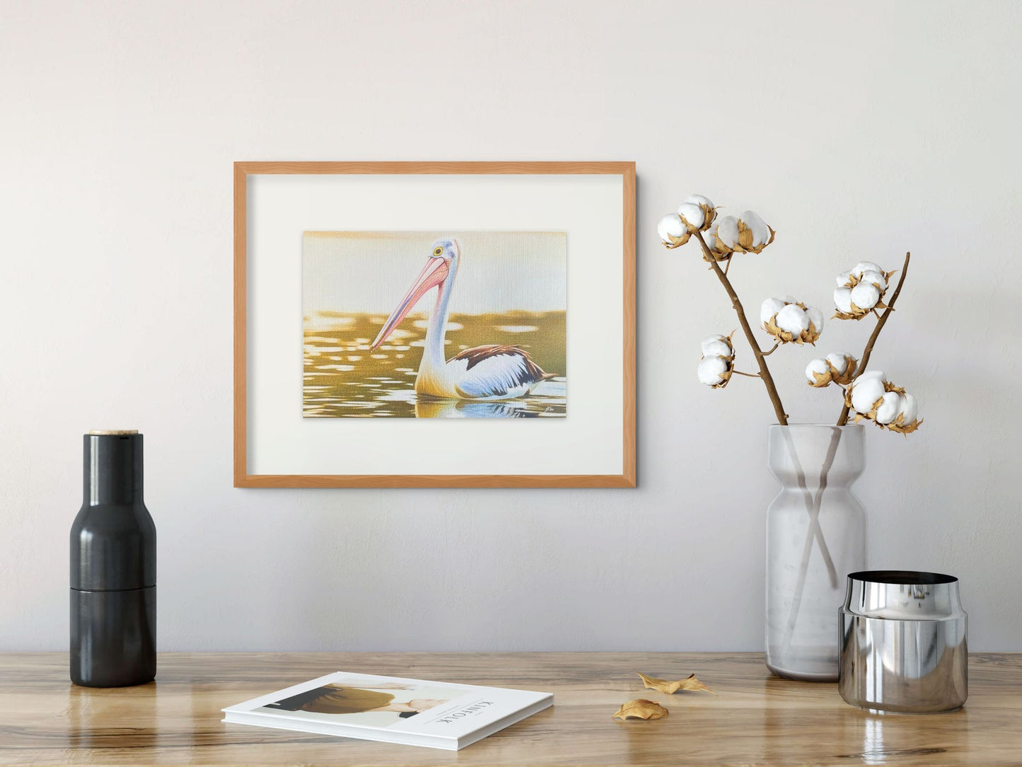 Golden Hour Pelican