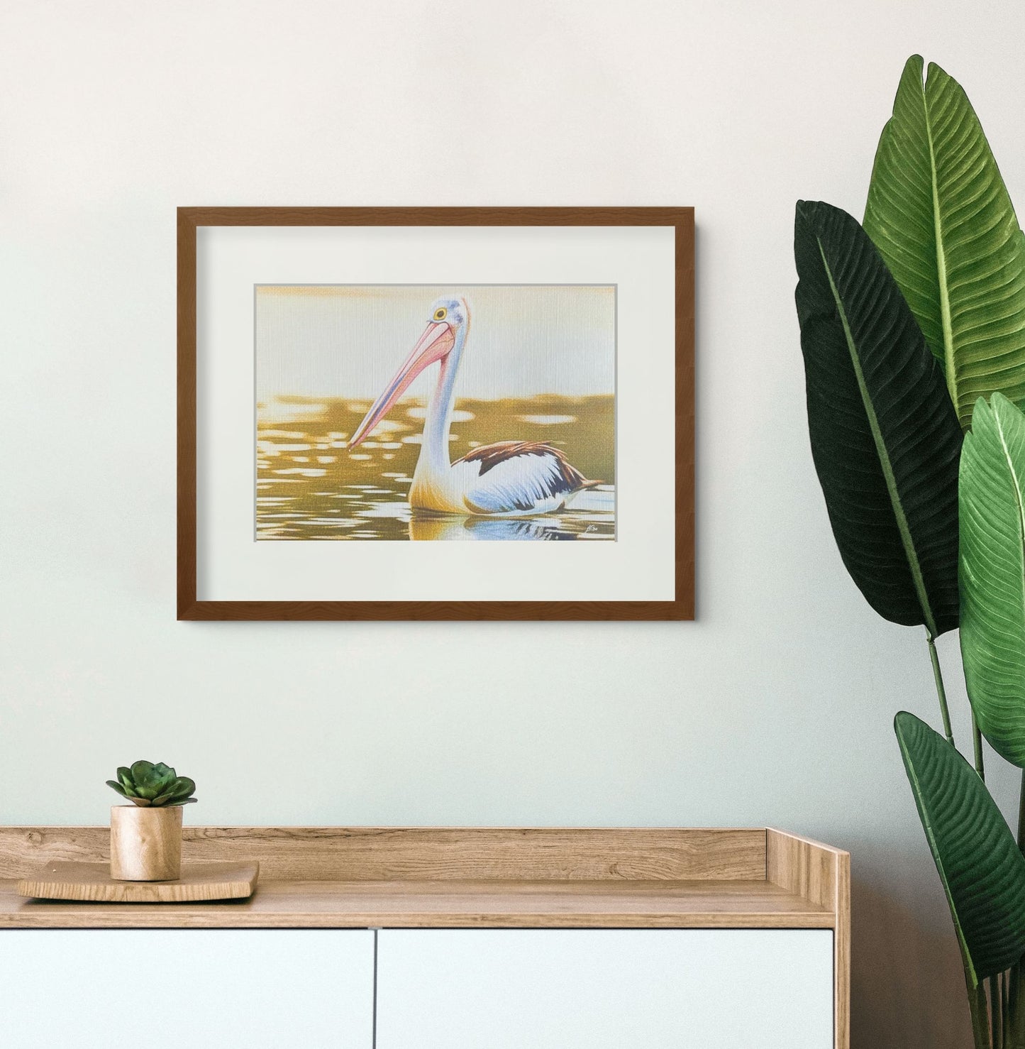 Golden Hour Pelican